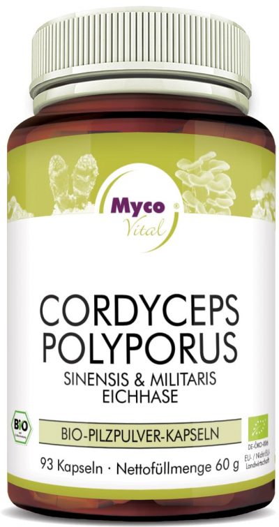 CORDYCEPS-POLYPORUS Bio-Pilzpulver-Kapseln (Mischung 346)