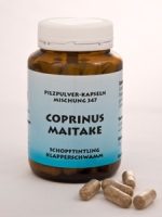 Pilzpulver-Kapseln (Mischung Nr. 347) COPRINUS-MAITAKE
