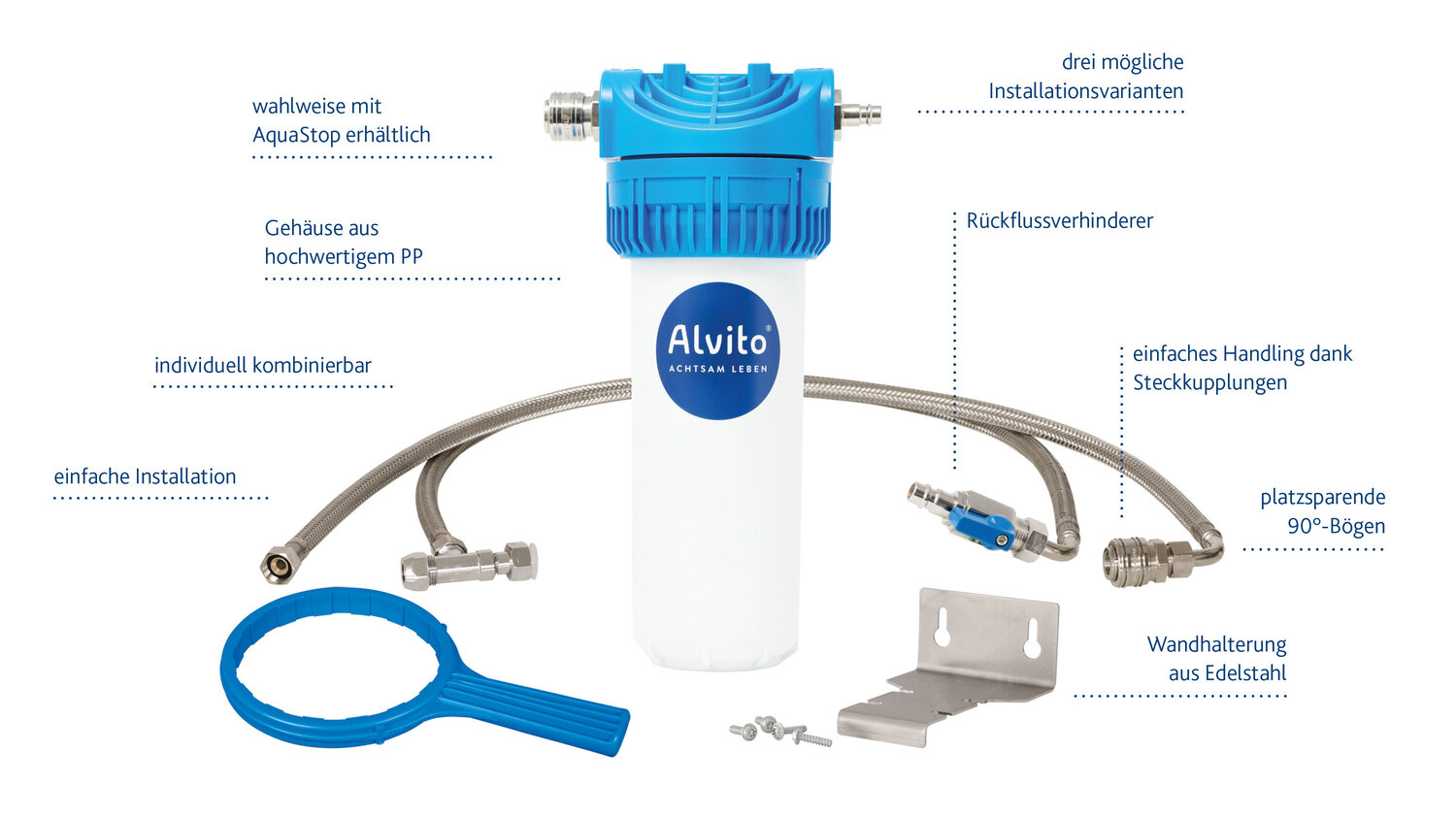 Alvito EinbauFilter 2.2 / safe mit Aquastop